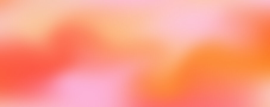 Soft orange and pink gradient background with blurred edges