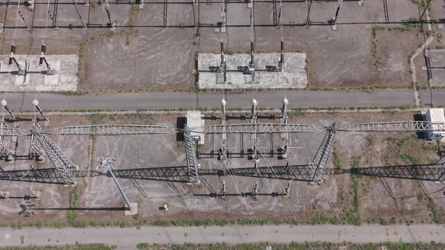 High Voltage Electrical Substation and Power Grid Infrastructure Settimo Milanese, Milan, Italy