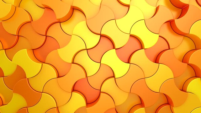 Background of Geometric Shapes. Abstract motion, loop, two color, 3d rendering, 4k resolution
