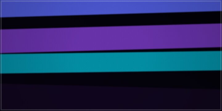 Abstract geometric background with horizontal stripes, purple and teal linear pattern, minimalist dark aesthetic wallpaper for digital design.