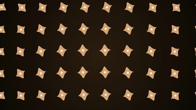 Abstract geometric pattern with diamond shapes on dark background