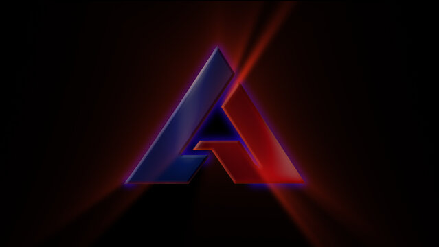 Sleek Glowing Light Logo Reveal