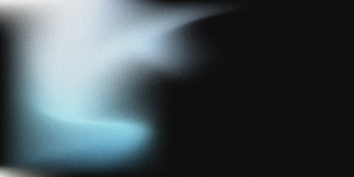 Abstract dark blue and black blurred gradient background with soft cyan glow, moody atmospheric lighting, smooth defocused texture, modern backdrop for presentation, banner, wallpaper