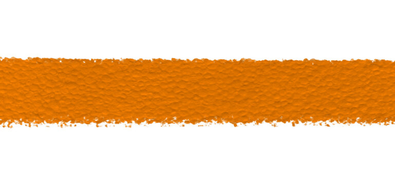 oreng stroke of paint isolated on transparent background