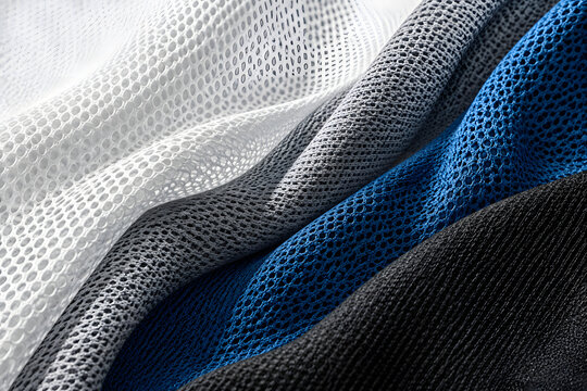 Technical Mesh Fabric Texture for Sportswear and Performance Textile Design