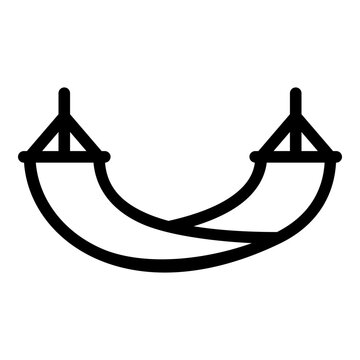 hammock line icon