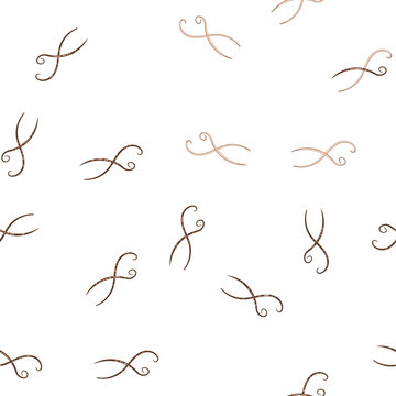 pattern Nematode parasite - roundworm - isolated on white background, slender curled worm illustration for medical, microbiology and healthcare use, microscopic pathogen concept image