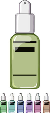 cosmetic foundation cream cartoon. cosmetic foundation cream sign colorful illustration