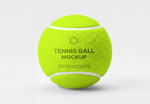 Tennis Ball Mockup for Sports Branding