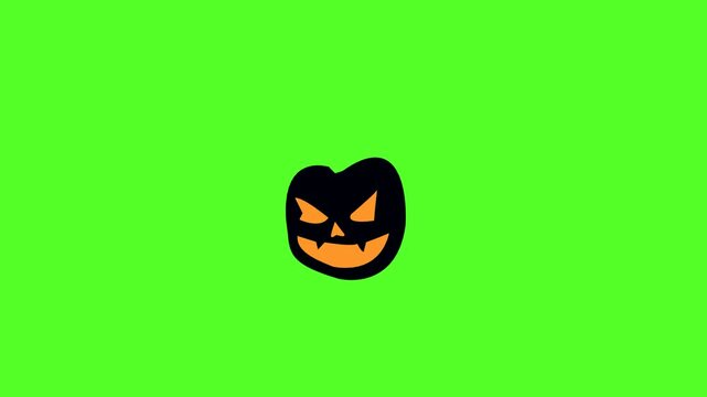 halloween pumpkin head
