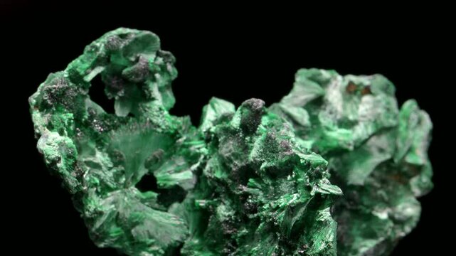 Malachite (green copper carbonate hydroxide) Fibrous chatoyant form giving cat's eye effect