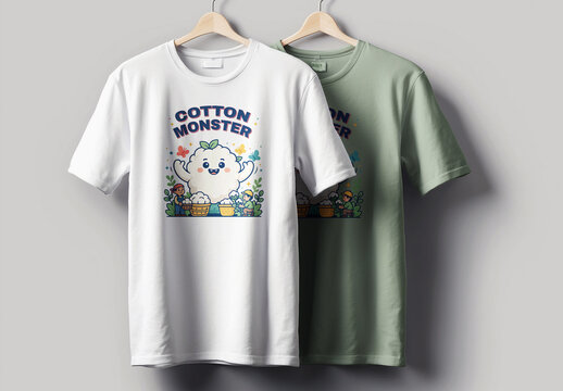 Creative Monster Cotton Tshirt Design