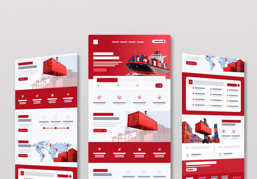 Responsive Website Wireframe Template