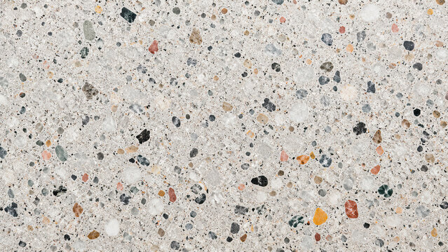 Texture of polished concrete floor with layered color subtle texture and generous copy space