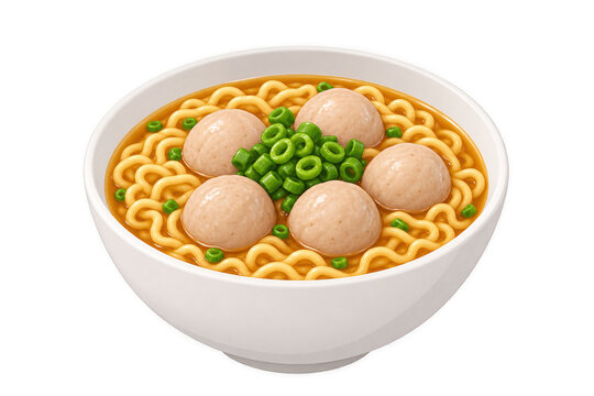 Bakso dalam mangkuk 
