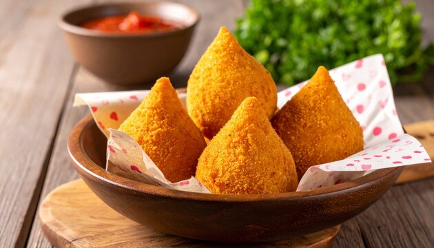 Brazilian street food, Coxinha	
