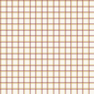 Tattersall check seamless pattern wine mustard ivory country shirt