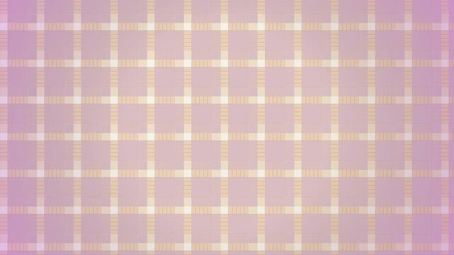 Soft pastel pink and yellow plaid pattern with a woven fabric texture for elegant backgrounds and creative design projects
