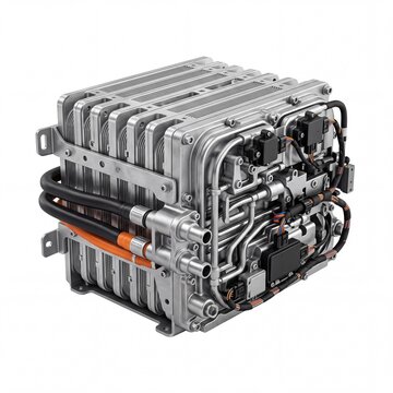 Hydrogen fuel cell stack assembly for clean energy vehicles