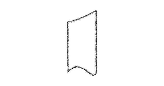 Sketch Porter outline map animation - smooth progressive reveal