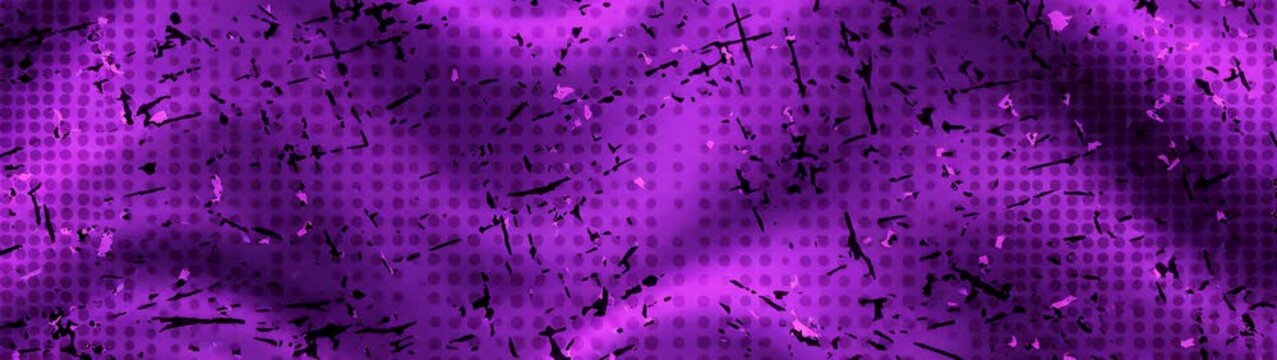 Digital glitch and data corruption concept abstract blue background with halftone pattern and distorted noise motion.