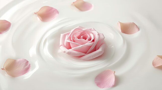 Pink Flowers wth Petals