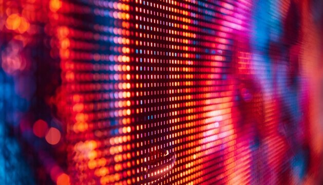 LED screen texture abstract background close up	
