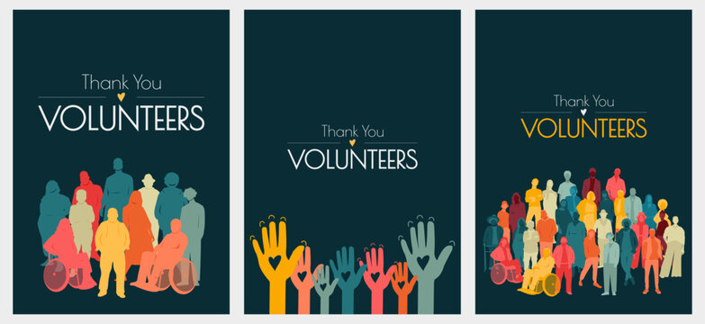 Thank you Volunteers banner set.