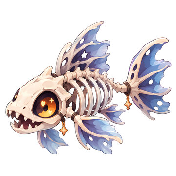 Skeleton Fish halloween