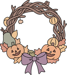 Halloween wreath © 진희 이