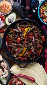 Mexican food. Traditional Mexican cuisine and holiday. Mexican family