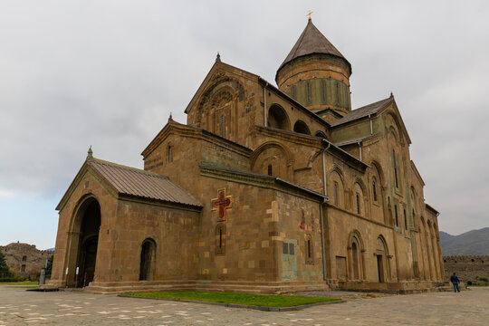 Svetitskhoveli cathedral of the Georgian Orthodox Church in Mtskheta, Georgia