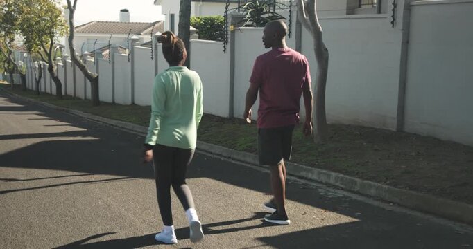 Lifestyle videos outdoor of people doing activities, jogging together, man and woman enjoying outdoo