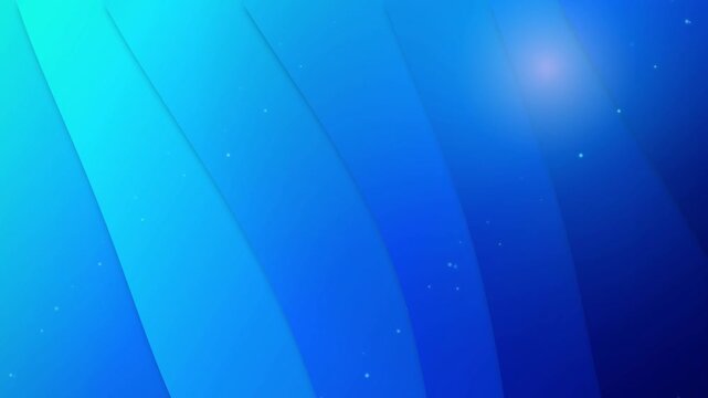 Abstract Blue Wave Motion Background - Smooth Wavy Gradient Loop