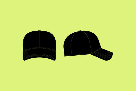 Casquette illustration technique face et profil