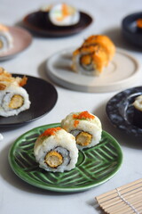 sushi on a plate © EndwiaAS