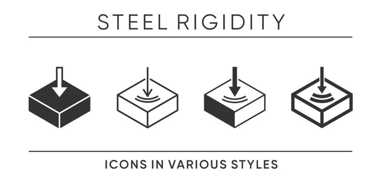 Steel Rigidity Multi-Style Industrial Icons