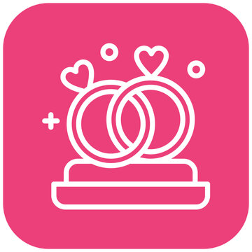 Proposal Ring Vector Design Icon Style
