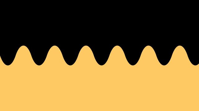 Abstract wavy line pattern on black background.