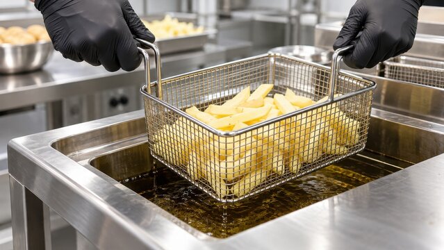 filling fryer basket