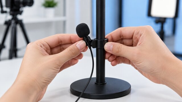 clipping lavalier microphone