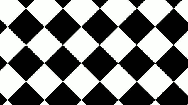 Black and White Diamond Pattern Background.