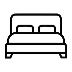 Double bed icon © Mostakim72