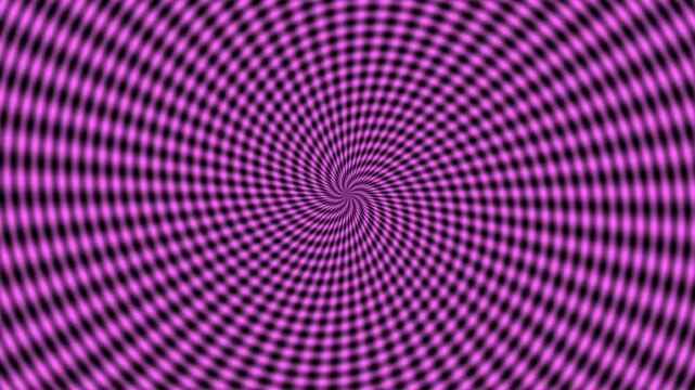 Hypnotic Swirl Pattern with Pink and Purple Colors.