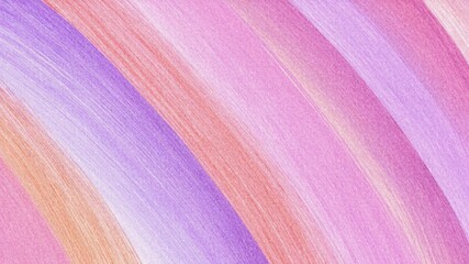 Abstract watercolor brush stroke background, diagonal pastel pink purple orange paint stripes on paper texture, artistic colorful wave pattern, soft gradient art backdrop design   © Charan suvvada 