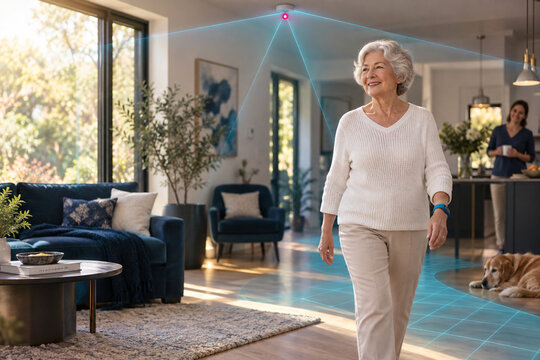 Privacy Aware Fall Detection for Independent Living
