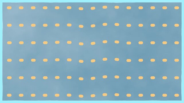 Animated illustration with dotted horizontal lines with motion effect textured background
