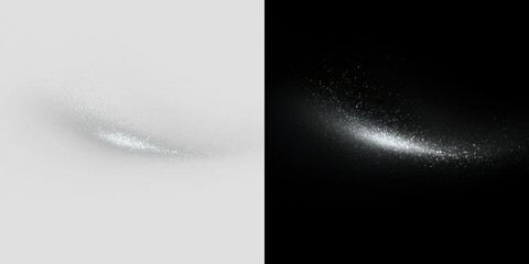 Fine Silver Stardust Stream with a Soft Ethereal Glow © Антон Миргородський