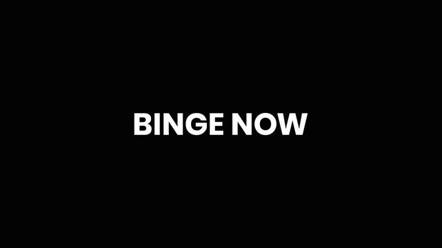 Binge Now Dynamic Sliced Text Animation for Streaming Entertainment Content Promotion and Audience Engagement
