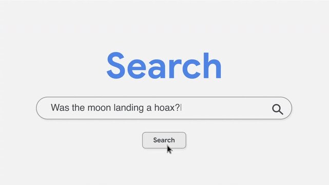 Was the moon landing a hoax search prompt